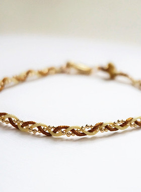 原创细款手绳订做精致手工红绳手链编织简单轻奢脚链绳3mm