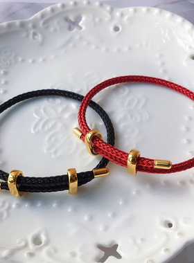 3mm防水钢丝绳可调节3d硬金手链