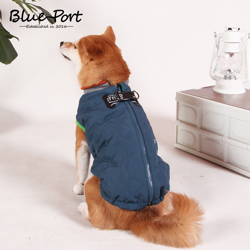 Blueport狗狗冬季衣服中小型犬保暖马甲泰迪柴犬背心宠物棉衣外套 - 图1