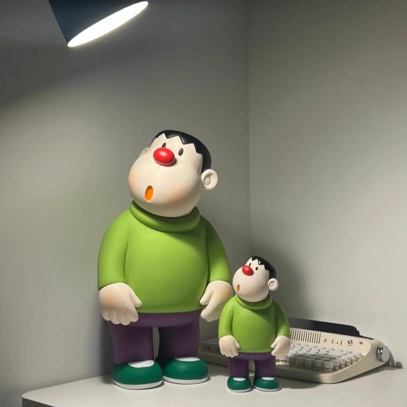 胖虎摆件办公室桌面创意装饰品玄关客厅家居饰品呆萌可爱动漫公仔,淘宝优惠券,粉丝福利购,淘宝优惠卷