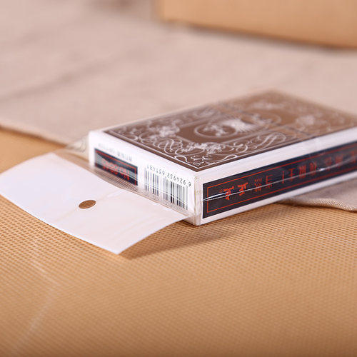 双层8丝opp卡头自粘袋文具不干胶透明塑料袋耳环饰品挂孔包装袋 - 图2