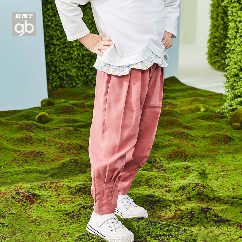 goodbaby童装儿童宽松休闲女童裤子 好孩子童装旗舰裤子