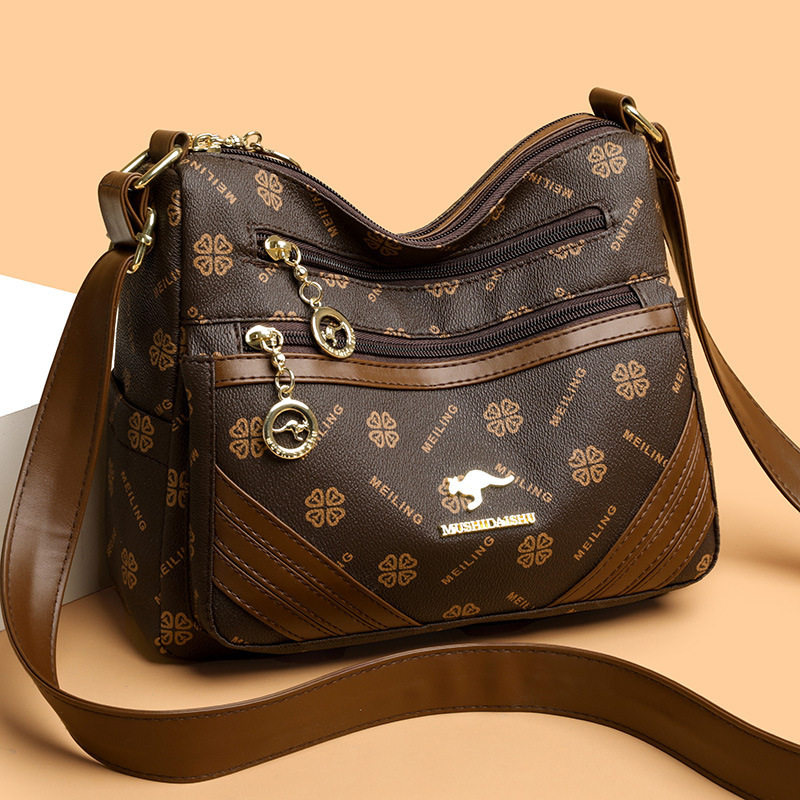 高级感女士包包2026新款时尚复古单肩包大容量气质简约印花斜挎包,淘宝优惠券,粉丝福利购,淘宝优惠卷