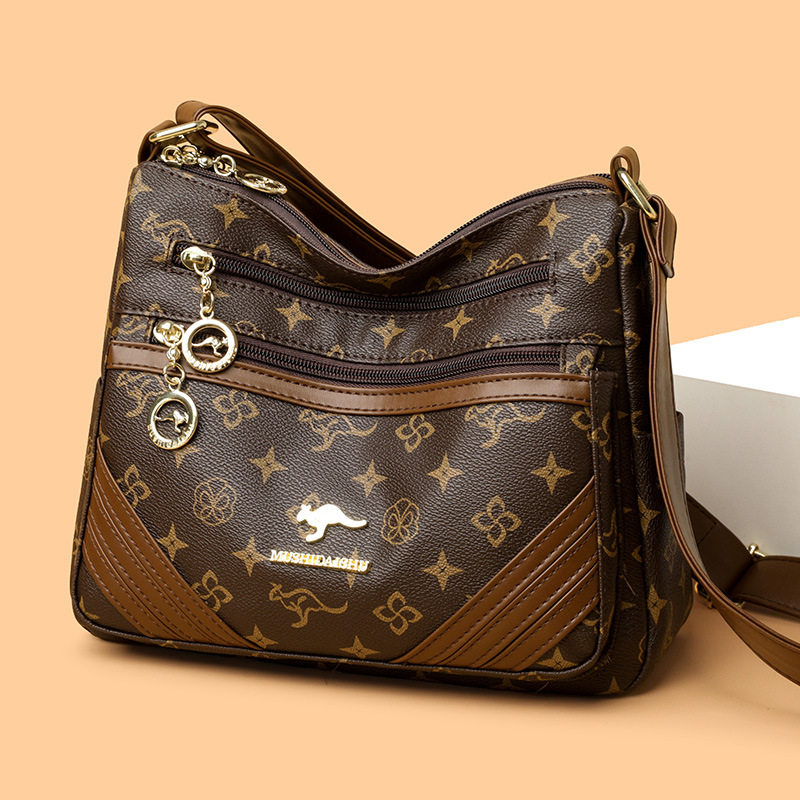 高级感女士包包2026新款时尚复古单肩包大容量气质简约印花斜挎包,淘宝优惠券,粉丝福利购,淘宝优惠卷