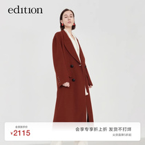 Edition mens clothing version fur coats womens winter style beautiful nowool double sided coat EBB4OVC022
