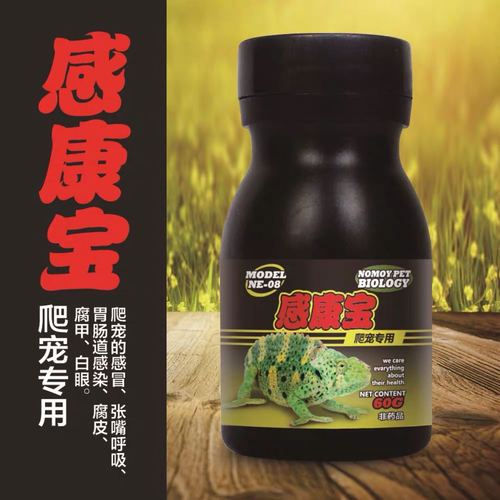 爬宠常备药爬虫电解质维生素C陆龟乌龟蜥蜴钙粉感冒肺炎拉稀肠炎