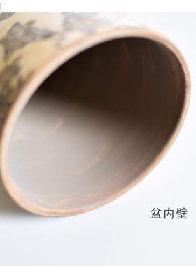 旧迹花盆陶瓷复古做旧装饰