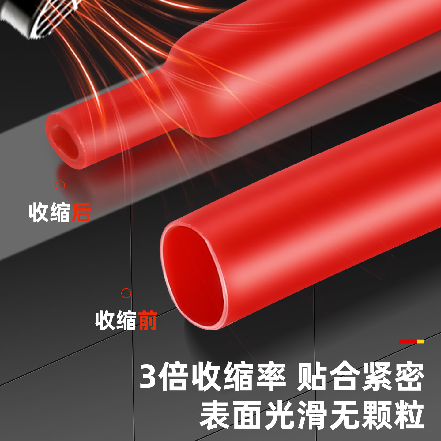 3倍热缩管双壁带胶绝缘套管电工热塑电线电缆热熔修复收缩保护套,淘宝优惠券,粉丝福利购,淘宝优惠卷