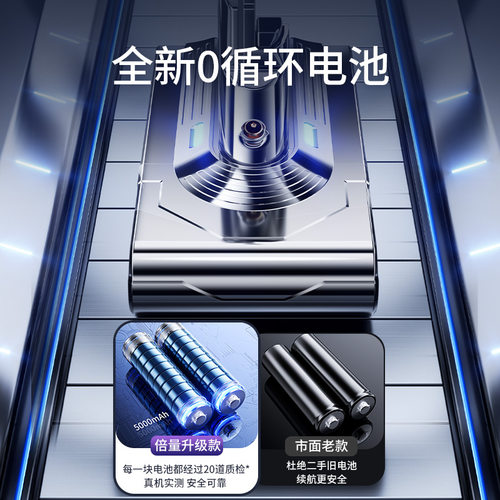 倍量适用戴森v8电池吸尘器dyson吸尘机V7V6V11配件更换v10锂电池-图2