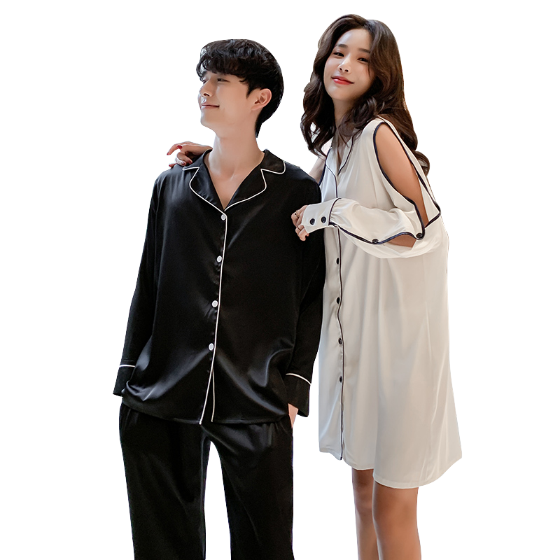 2020春秋长款高密同款冰丝性感睡裙 pxfc睡裙