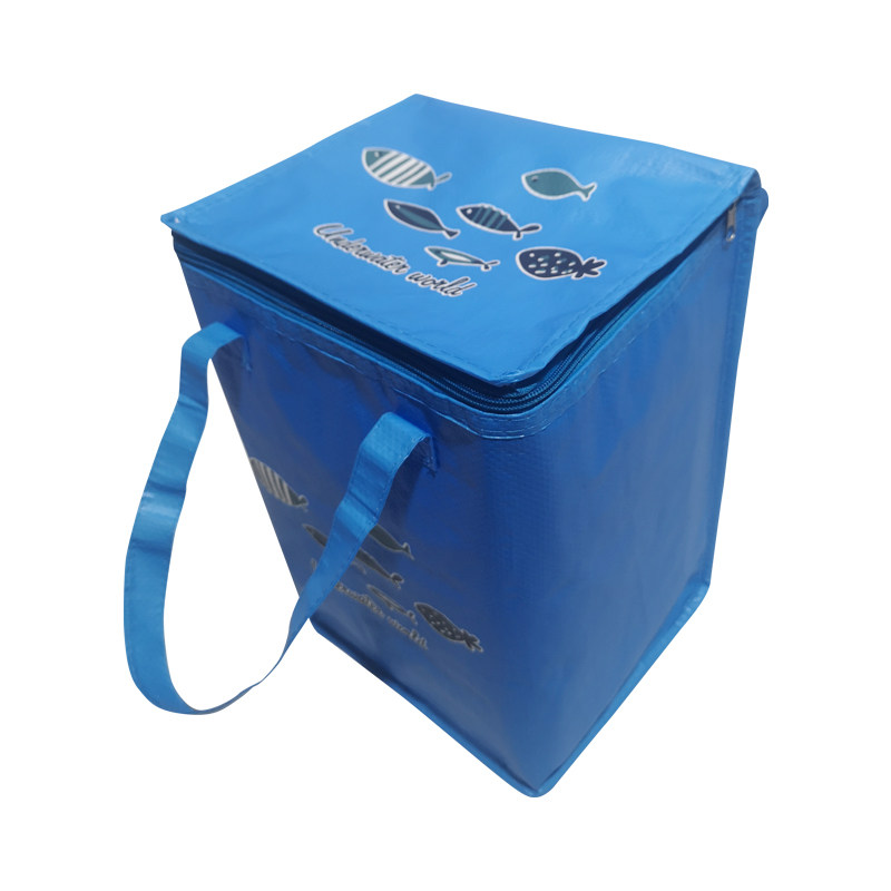 厂家新款现货编织覆膜保温袋 结实牢固冷藏保温包 四号蓝色可定制,淘宝优惠券,粉丝福利购,淘宝优惠卷