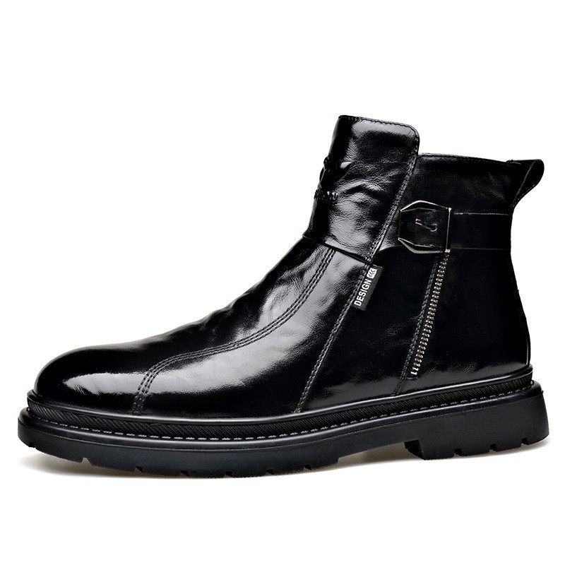 男士真皮马丁靴2025新款秋冬季英伦风加绒工装靴头层牛皮高帮皮靴,淘宝优惠券,粉丝福利购,淘宝优惠卷