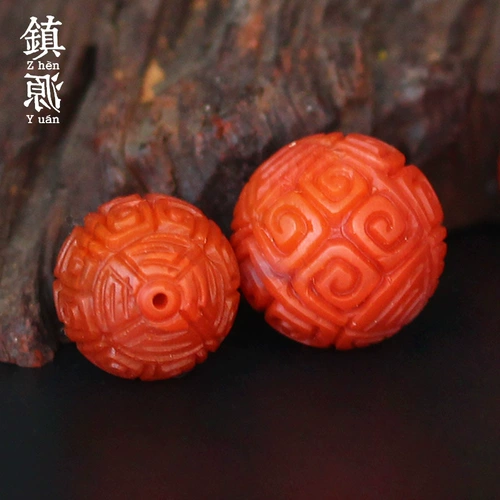 Натуральные красные резные агатовые бусины, браслет из бисера, четки из круглых бусин, аксессуар