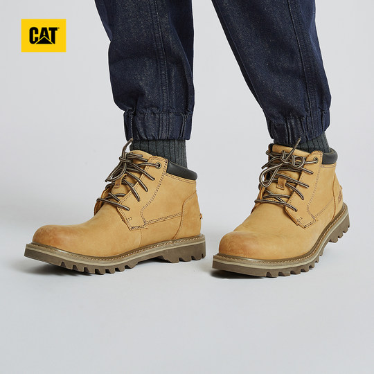 CAT卡特秋冬男士户外经典工装中高帮防泼溅鞋靴商场同款