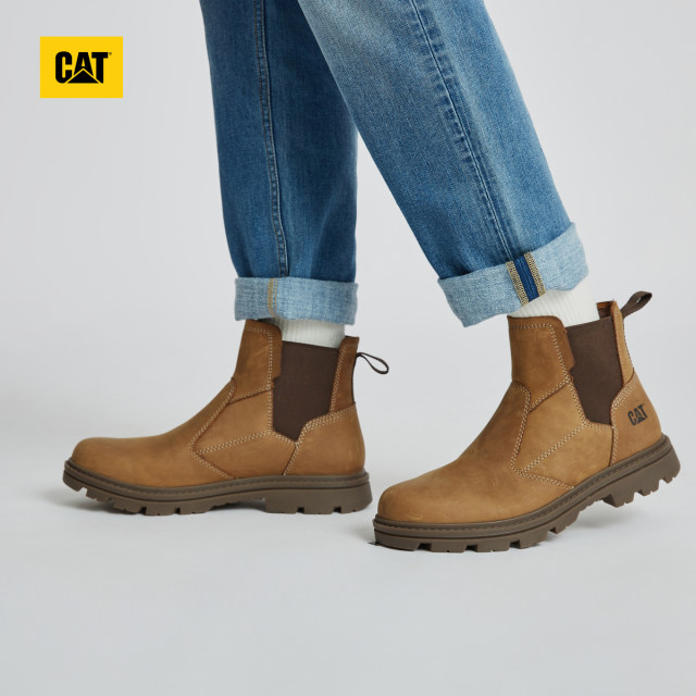 CAT Carter spring and summer men's outdoor American casual workwear high-top shoes Chelsea boots mall ແບບດຽວກັນ