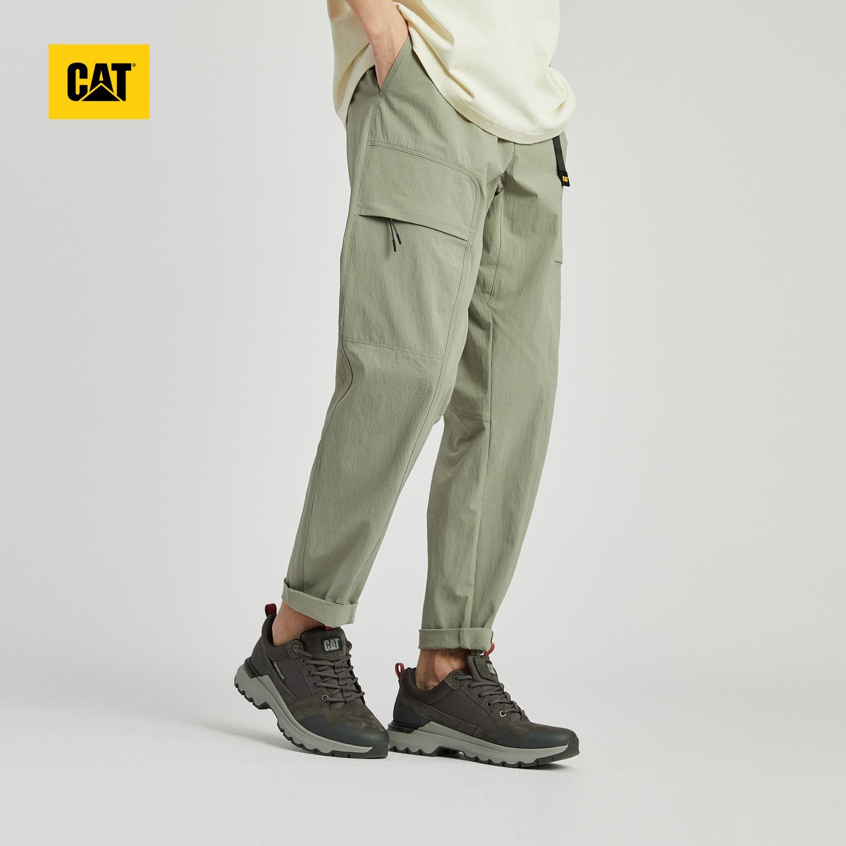 CAT卡特秋冬男户外休闲吸湿速干透气直筒宽松工装长裤速干裤,淘宝优惠券,粉丝福利购,淘宝优惠卷