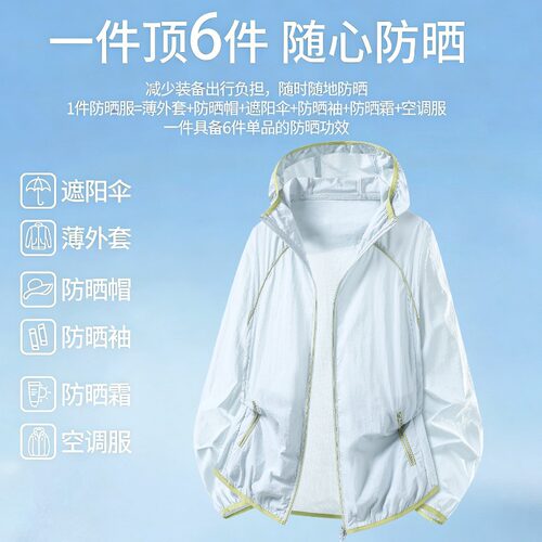 原纱防晒衣女2026新款防紫外线轻薄冰丝夏季户外巨好看山系外套男 - 图0