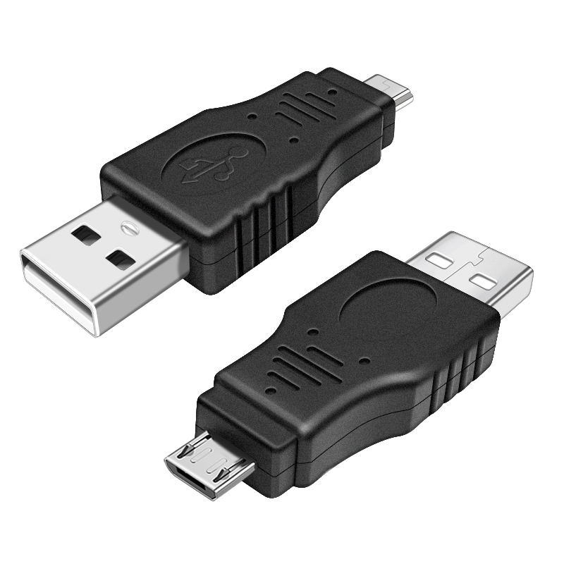 安卓micro usb转USB2.0公对公转换器公头直通对接v8数据线转接头充电手机电脑3.0车载记录仪公转公microusb口 - 图0