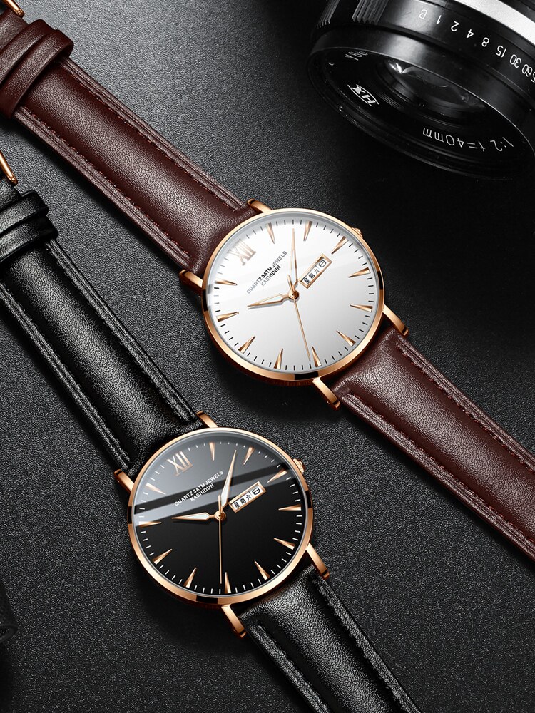 卡诗顿男士2020新款皮带韩版机械表 卡诗顿雅韵国产腕表