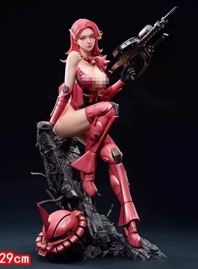 动漫周边二次元美少女雕像萨克少女扎古机娘钢弹机娘手办模型礼物