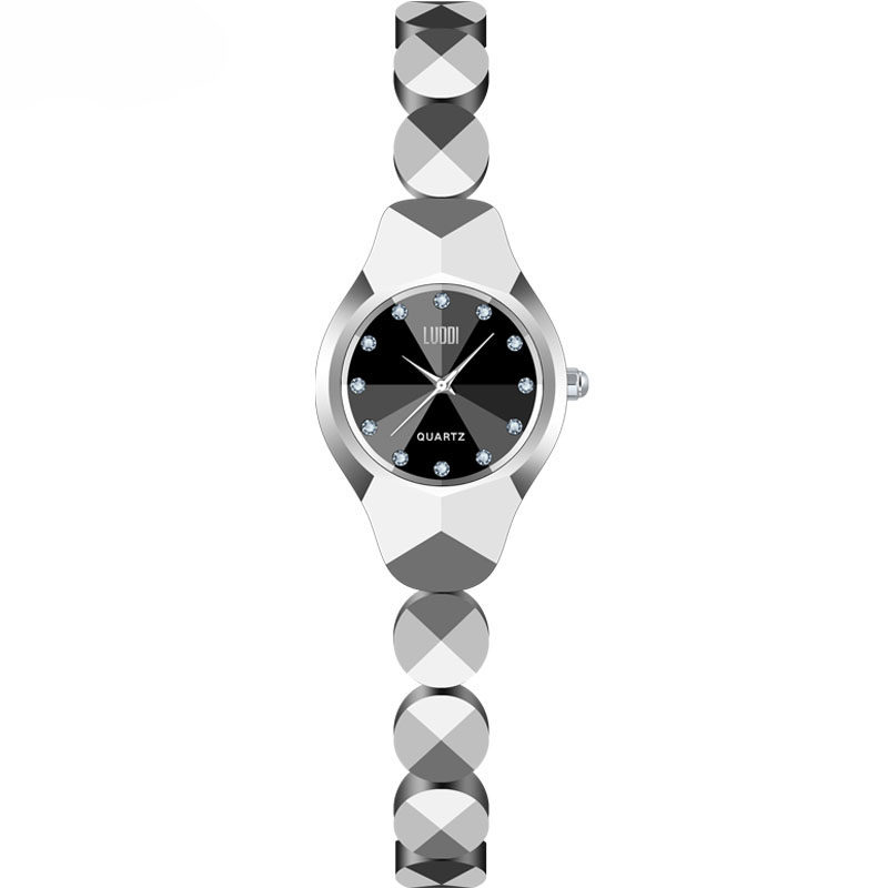 瑞士进口全自动机械女士钨钢手表 luodi罗迪国产腕表