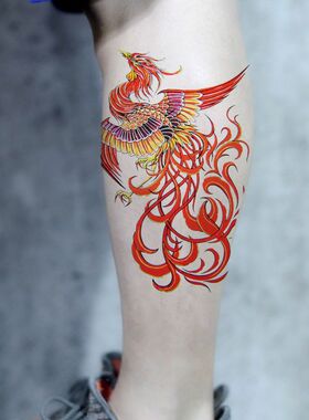 凤凰纹身贴纸凤凰纹身贴纸