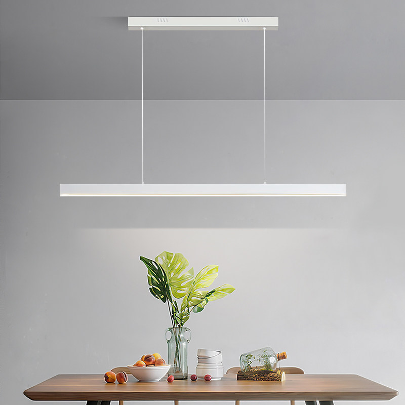 全光谱护眼餐厅吊灯现代简约极简一字长条办公室餐桌饭厅吧台灯具,淘宝优惠券,粉丝福利购,淘宝优惠卷