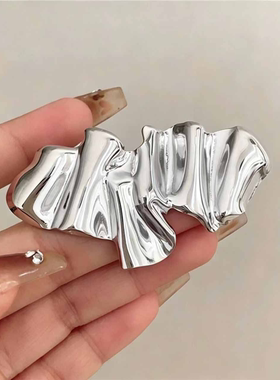 金属欧美收腰显瘦简约光面胸针