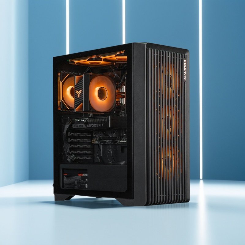 【百亿+补贴5%】技嘉旗舰店diy兼容机组装台式电脑主机酷睿Ultra5 225/245K/265K核显办公收银网课整机