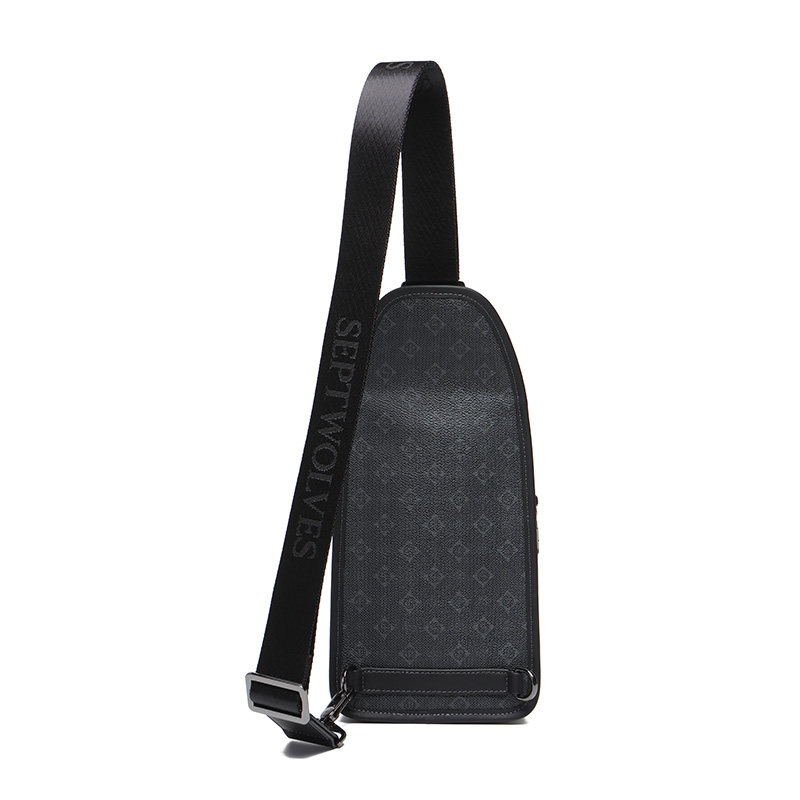 七匹狼胸包男士包包2022新款斜挎包 七匹狼妙瑞男士包袋