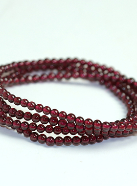 天然石榴石手链情侣生日礼物饰品