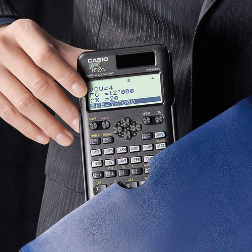 正品Casio/卡西欧FC-200V金融财务理财考试用计算器AFP/CFA计算机 - 图2