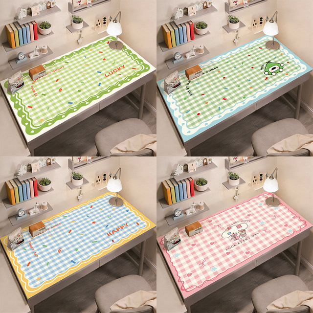 Cartoon desk mat for students and children learning special desktop protective mat computer desk mat eye protection no-wash desk mat