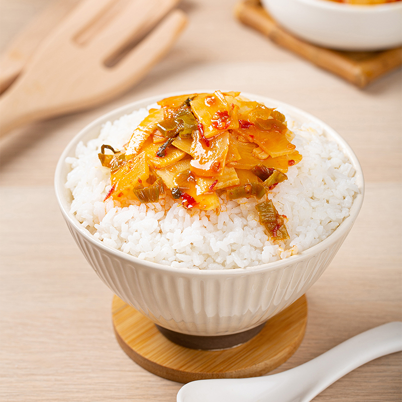饭扫光下饭菜爆炒香菌竹笋金针菇蕨菜拌面拌饭即食辣椒开味下饭酱
