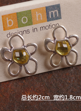 欧美复古BOHM老货样品项链耳环钉