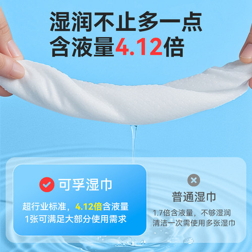 100片单独装75度医用酒精湿巾便携小包消毒杀菌独立包装加大加厚 - 图2
