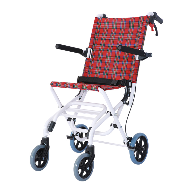 轮椅老人可折叠小轻便便携式旅行超轻小型儿童手推代步车老年舒适