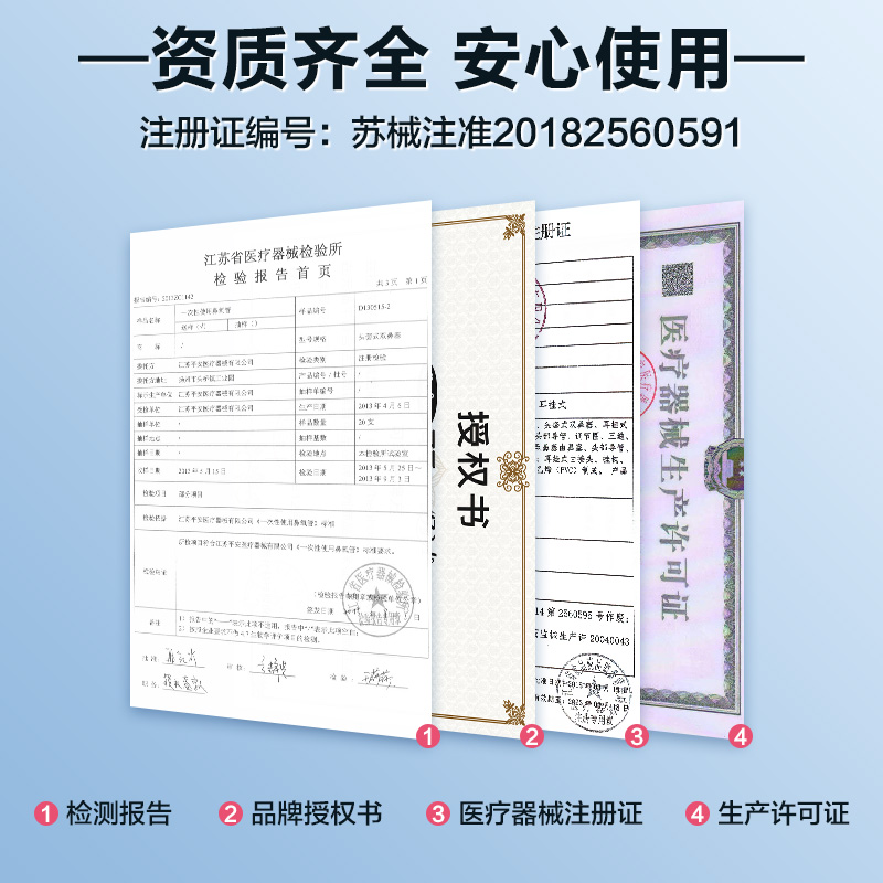 医用一次性使用无菌吸氧管家用老人鼻吸双鼻氧气鼻氧管制氧机软管-图2