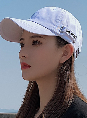 运动鸭舌帽女ins韩版加长