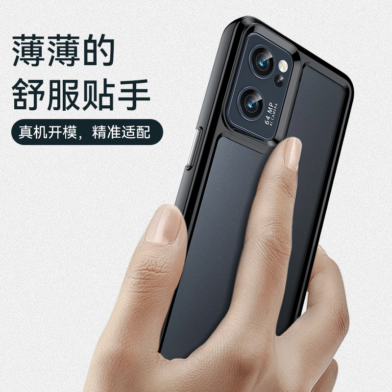 OPPO Reno7手机壳防摔Reno7Pro手机套reno8全包透明创意新款Reno8pro+5G保护壳亚克力8pro个性男女潮牌 - 图3