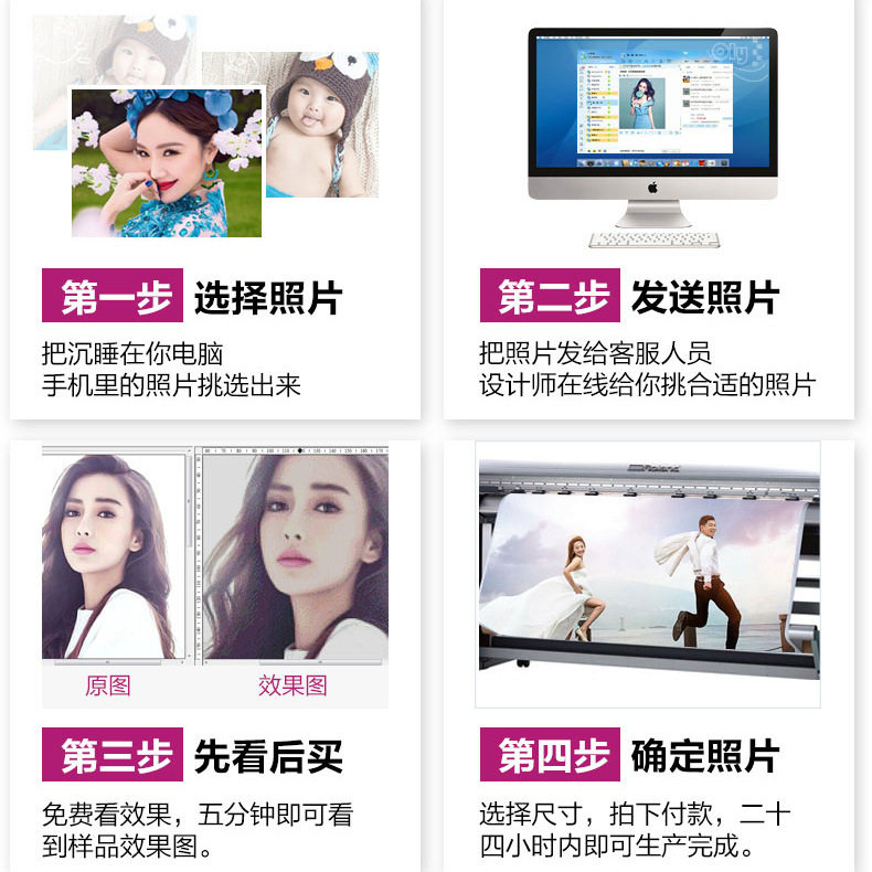 2026新款5D钻石画满钻diy定制真人照片手工代点贴钻砖石贴画帮粘,淘宝优惠券,粉丝福利购,淘宝优惠卷