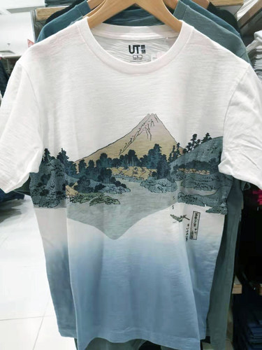 UNIQLO优衣库联名神奈川海浪36景北斋歌川富士山酒藏T恤浮世绘edo - 图2