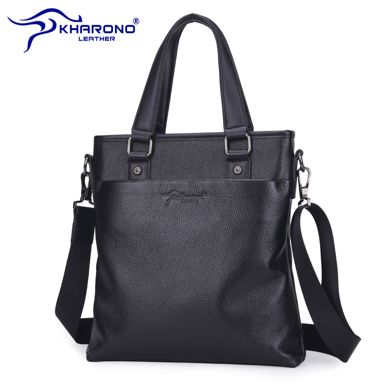 男式皮包牛皮男士潮男包包公文包 kharono男士包袋