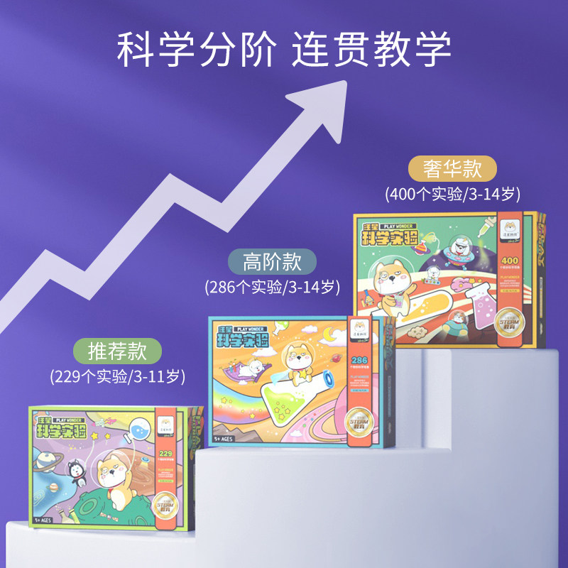 玩转科学实验套装小学生幼儿园玩具 遥蓝科学实验