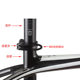 ບ່ອນນັ່ງລົດຖີບ M5*45 ໄວປ່ອຍ screw rod ອະລູມິນຽມປັບ screw seat tube clamp fixed fast-release adjustment rod