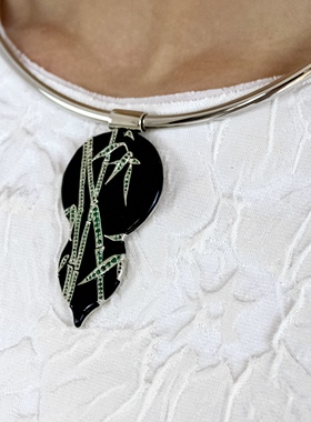 CHUWU新中式系列葫芦项圈原创设计小众高级感气质百搭珐琅项链