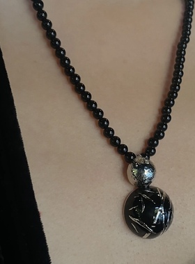 福禄系列 新中式葫芦珐琅项链 轻奢小众设计毛衣链高级感