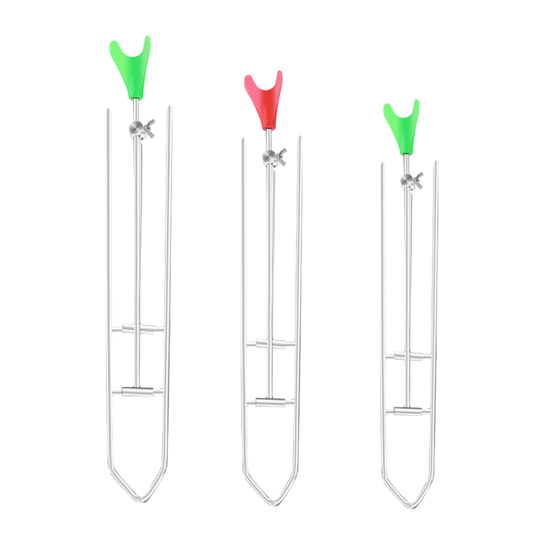 海杆地插鱼竿手抛竿钓杆钓鱼多功能通用金属两用钓鱼支架简易炮台 - 图3