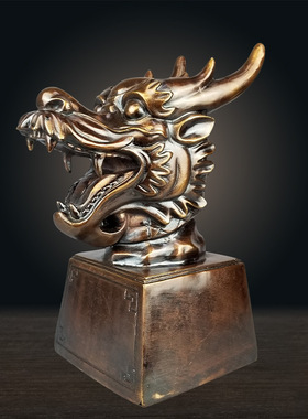 黄铜家居广场摆件十二生肖兽首