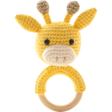 Плетеная детская погремушка ручной работы, крючок для вязания, набор материалов, кукла, «сделай сам», подарок на день рождения